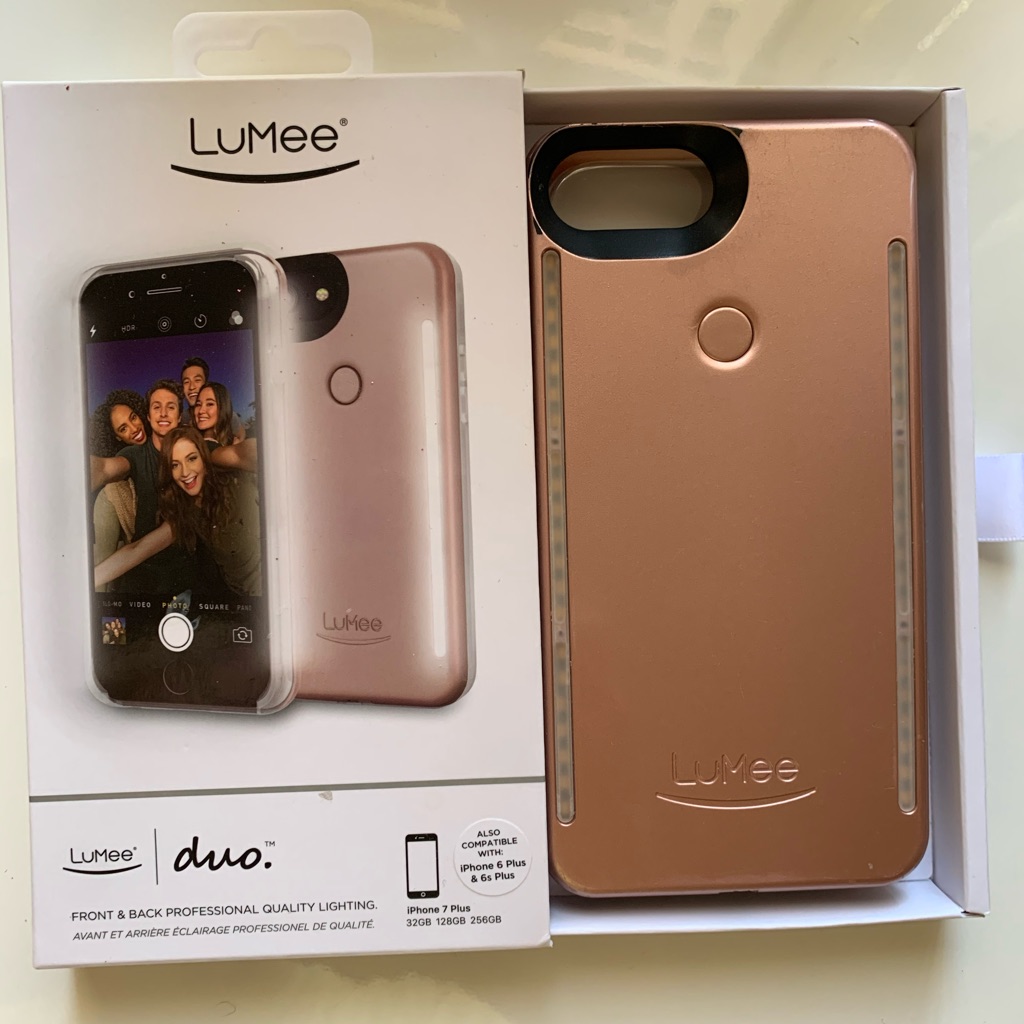 Lumee Duo Iphone 7 Plus 6 Plus Rose Gold